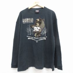 00s 長袖Tシャツ ルーニーテューンズ ブラック XL | 古着