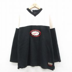デトロイトレッドウィングス 90s 長袖Tシャツ アイスホッケー ブラック XL | 古着