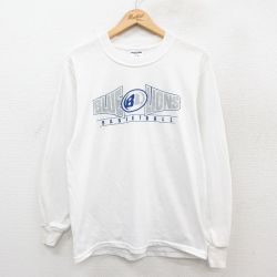 ジャージーズ 00s 長袖Tシャツ BLUE LIONS ホワイト M | 古着