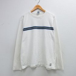 オールドネイビー 00s 長袖Tシャツ ホワイト XL | 古着