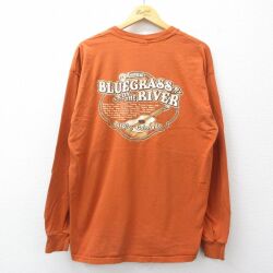 00s 長袖Tシャツ BLUE GRASS オレンジ XL | 古着