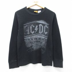 【20%OFF】長袖Tシャツ AC/DC ブラック M | 古着