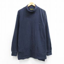 ティンバーランド 00s 長袖Tシャツ ワンポイントロゴ ネイビー XL | 古着