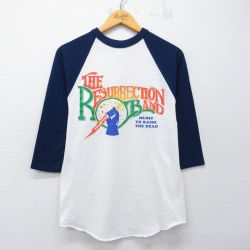 00s 7分袖Tシャツ RESURRECTION BAND ホワイト S | 古着