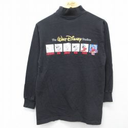 ディズニー 90s 長袖Tシャツ ファンタジア ブラック M | 古着