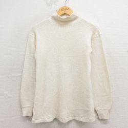L★古着 長袖 ビンテージ サーマル Tシャツ メンズ 00年代 00s ミリタリー CWU-44/P ハイネック モックネック USA製 生成り 26apr06