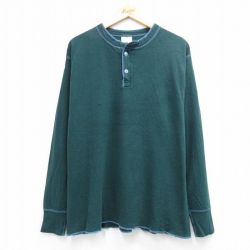 エルエルビーン 90s 長袖Tシャツ RIVER DRIVERS SHIRT グリーン XL | 古着