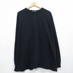 ランズエンド 00s 長袖Tシャツ ブラック XL | 古着