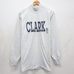 90s 長袖Tシャツ CLARK グレー L | 古着