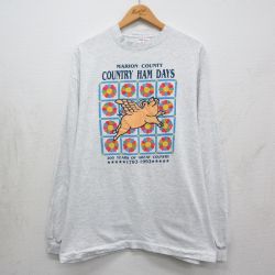 90s 長袖Tシャツ HAM DAYS グレー XL | 古着