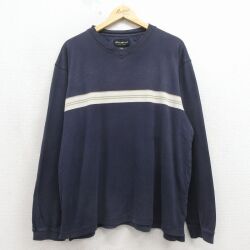 エディーバウアー 00s 長袖Tシャツ ネイビー XL | 古着