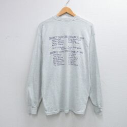 フルーツオブザルーム 90s 長袖Tシャツ DENTON BRONCOS グレー XL | 古着