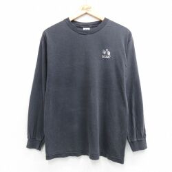 00s 長袖Tシャツ USAA ブラック M | 古着
