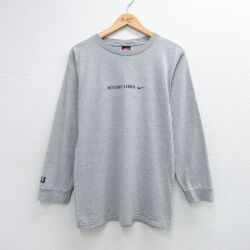 ナイキ 00s 長袖Tシャツ ニタニーライオンズ グレー M | 古着
