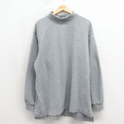ティンバーランド 長袖Tシャツ ワンポイントロゴ グレー XL | 古着