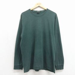 00s 長袖Tシャツ グリーン L | 古着