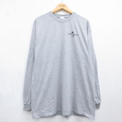 ヘインズ 00s 長袖Tシャツ ユニバーサル グレー メンズXL相当 | 古着