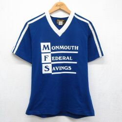 スイングスター 80s 半袖Tシャツ MFS ブルー メンズM相当 | 古着