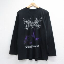 メイヘム 長袖ロックバンドTシャツ ブラック メンズL相当 | 古着