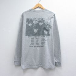 ビートルズ 長袖Tシャツ 霜降り グレー メンズXL相当 | 古着