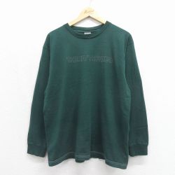 ノースフェイス 長袖Tシャツ グリーン メンズXL相当 | 古着