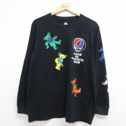 グレイトフルデッド 長袖Tシャツ ブラック メンズXL相当 | 古着