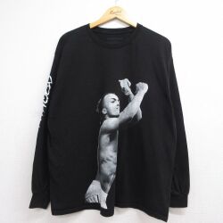 XXXテンタシオン 長袖Tシャツ ブラック メンズXL相当 | 古着