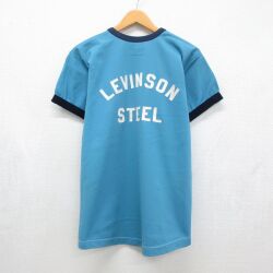 70s 半袖Tシャツ STEEL ライトブルー メンズL相当 | 古着