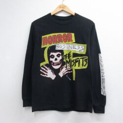 ロック バンド 半袖Tシャツ ミスフィッツ ブラック メンズS相当 | 古着