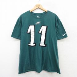 【50%OFF】ナイキ 半袖Tシャツ フィラデルフィアイーグルス グリーン XL | 古着