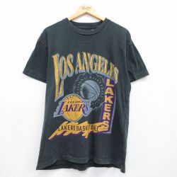半袖Tシャツ NBA ロサンゼルスレイカーズ ブラック XL | 古着