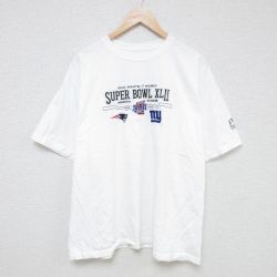 XL★古着 リーボック REEBOK 半袖 ブランド Tシャツ メンズ 大きいサイズ コットン クルーネック 白 ホワイト 25jun16 中古