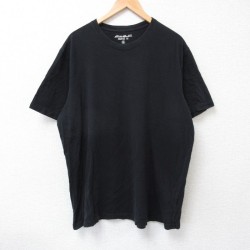 XL★古着 エディーバウアー 半袖 ブランド Tシャツ メンズ 無地 大きいサイズ コットン クルーネック 黒 ブラック 25jul18 中古