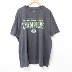 【50%OFF】チャンピオン 半袖Tシャツ グリーンベイペッカーズ グレー XL | 古着