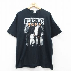 半袖Tシャツ ニュースボーイズ ブラック XL | 古着