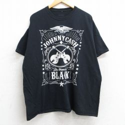 半袖Tシャツ ジョニーキャッシュ ブラック XL | 古着
