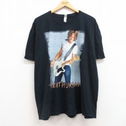 キースアーバン 半袖Tシャツ ブラック XL | 古着