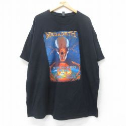 【50%OFF】メガデス 半袖Tシャツ ブラック XL | 古着
