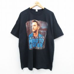 【50%OFF】ルークブライアン 半袖Tシャツ ブラック XL | 古着