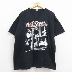 【20%OFF】フルーツオブザルーム 半袖Tシャツ ボブシーガー ブラック XL | 古着