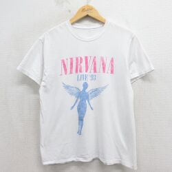 半袖Tシャツ ニルヴァーナプリント ホワイト M | 古着
