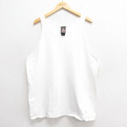 XL★古着 ビンテージ タンクトップ メンズ 90年代 90s USAオリンピック USA製 白 ホワイト 25may27 中古