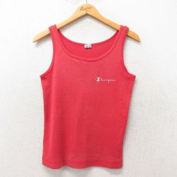 【50%OFF】チャンピオン 80s タンクトップ ワンポイントロゴ レッド S | 古着