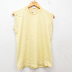 JCペニー 80s ノースリーブTシャツ イエロー M | 古着