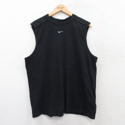 ナイキ ノースリーブTシャツ ワンポイント ブラック XL | 古着