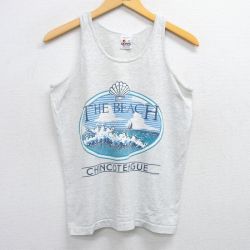 90s タンクトップ 霜降り グレー M | 古着