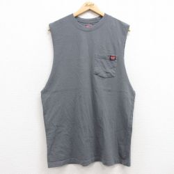 ラングラー ノースリーブTシャツ 胸ポケット グレー L | 古着