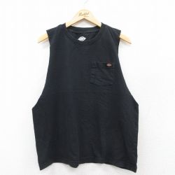 ディッキーズ ノースリーブTシャツ ワンポイント ブラック L | 古着