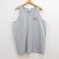 XL★古着 ビンテージ タンクトップ メンズ 00年代 00s ERIE クルーネック グレー 霜降り 25jul17 中古