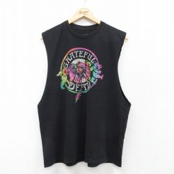 【50%OFF】グレイトフルデッド ノースリーブTシャツ ブラック XL | 古着